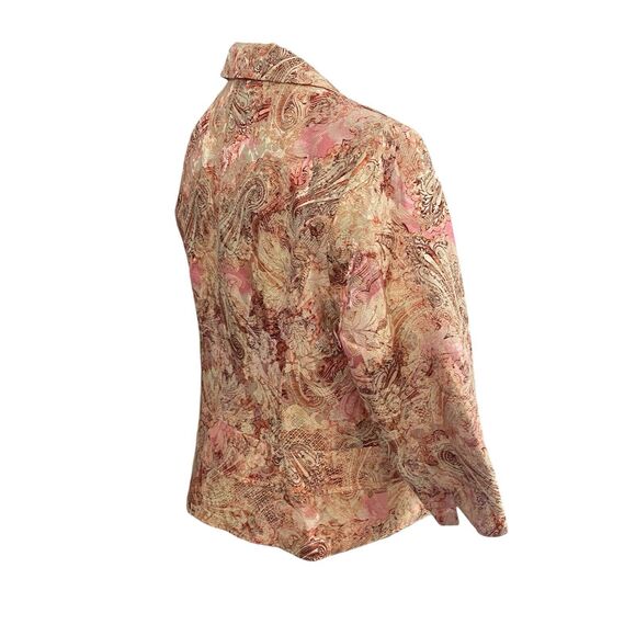 Lane Bryant Blazer Womens 18 Orange Jacket Work Office Harvest Casual Career - Picture 14 of 16